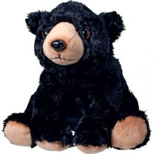 Black bear plush