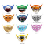 masques de protection sanitaire animaux pour enfants