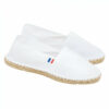 Espadrilles blanches Made in France personnalisables