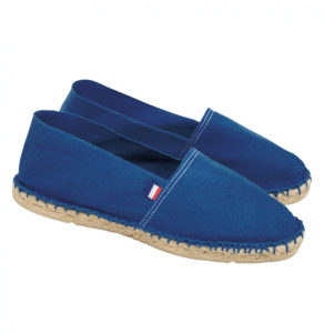 Espadrilles bleues Made in France personnalisables