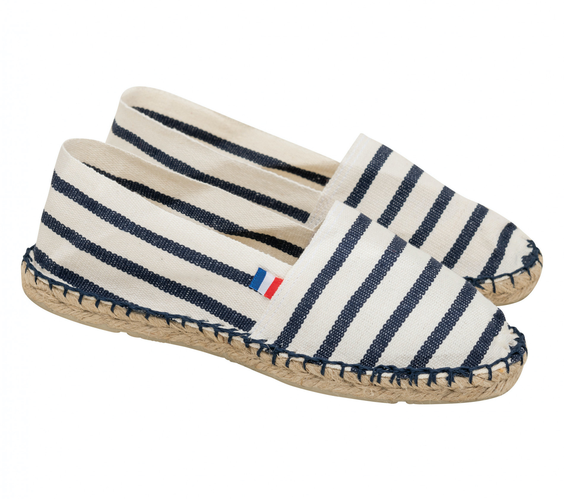 Espadrilles marinières Made in France personnalisables