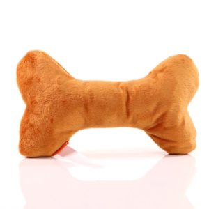 Peluche os brun personnalisable pour chien