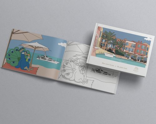 Mockup - Livret de coloriage Byblos
