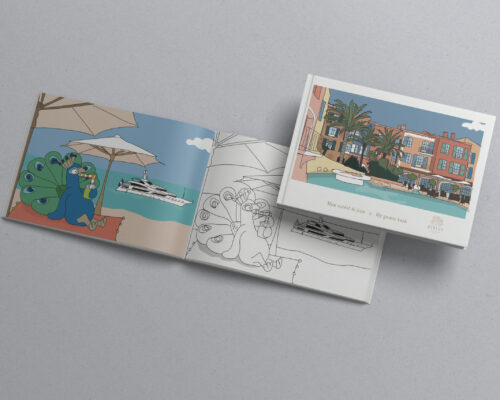 Mockup - Livret de coloriage Byblos