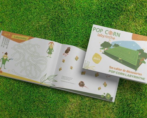 Mockup Livret de jeux Labyrinthe